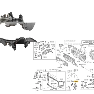 ALETA FRENTE INTERIOR HILUX 2021- LH
