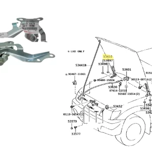 BISAGRA CAPOT ETIOS RH ORIG