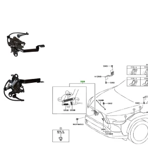 CIERRE CAPOT COROLLA CROSS 2021- ELECTRICA