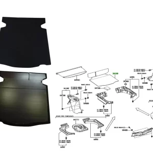 ALFOMBRA BAUL COROLLA CROSS 2021- ORIG