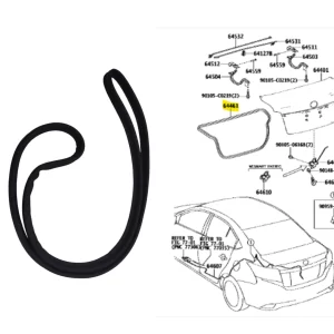 BURLETE BAUL YARIS 2018-2022