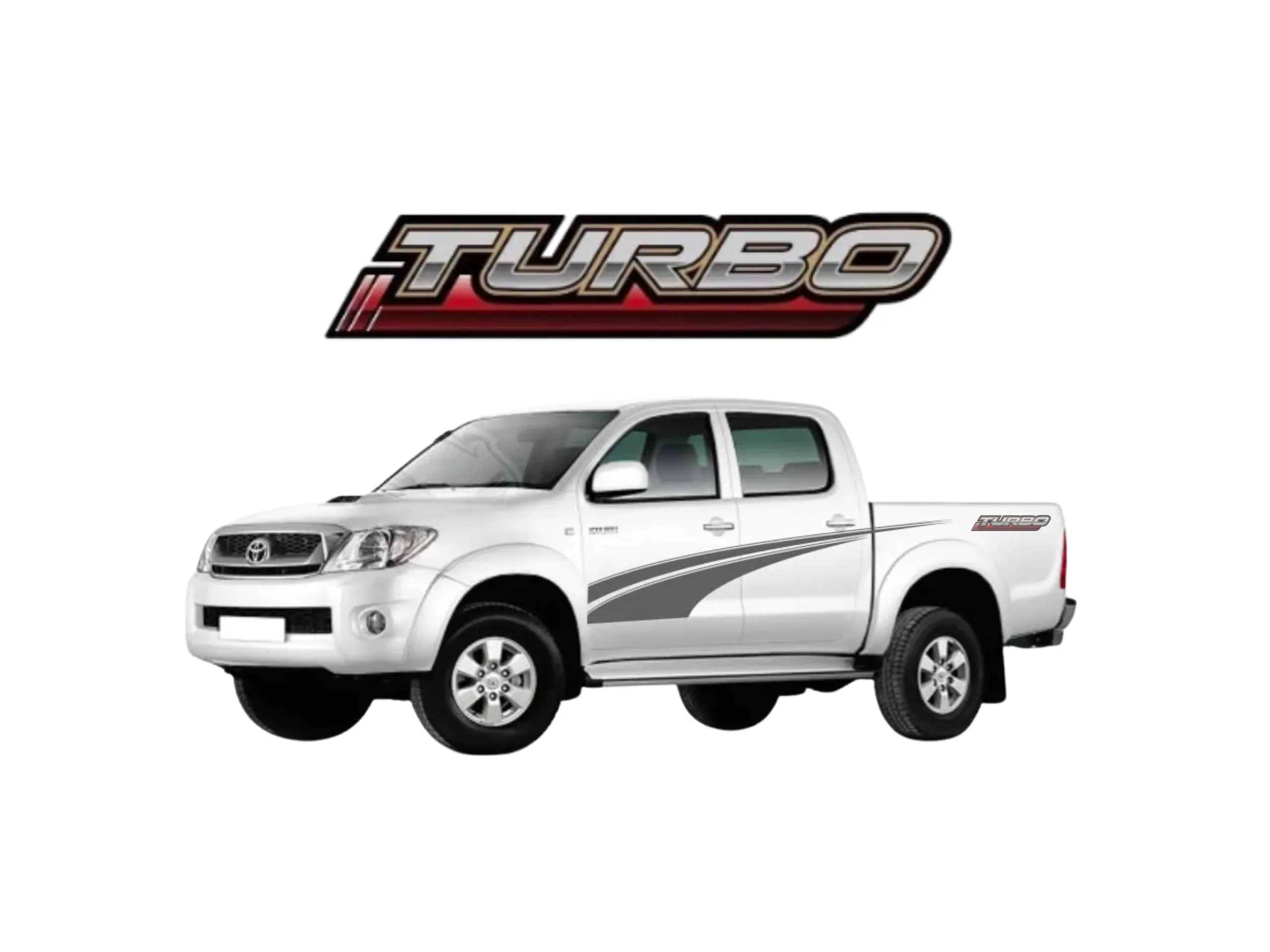 CALCO LATERAL HILUX 2008- DOB.CAB *TURBO *
