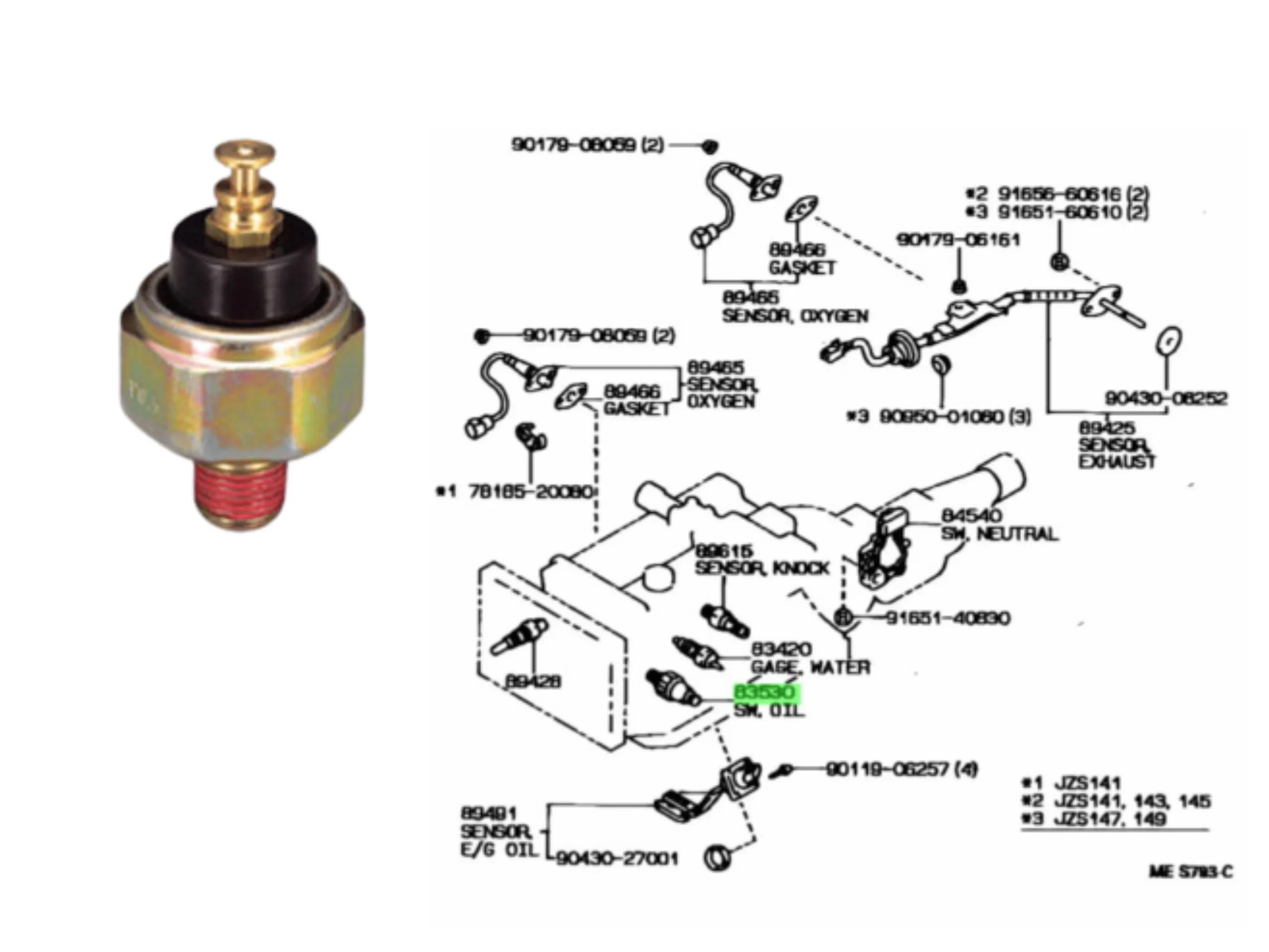 BULBO PRESION ACEITE HILUX 3L 5L UNIV TWN