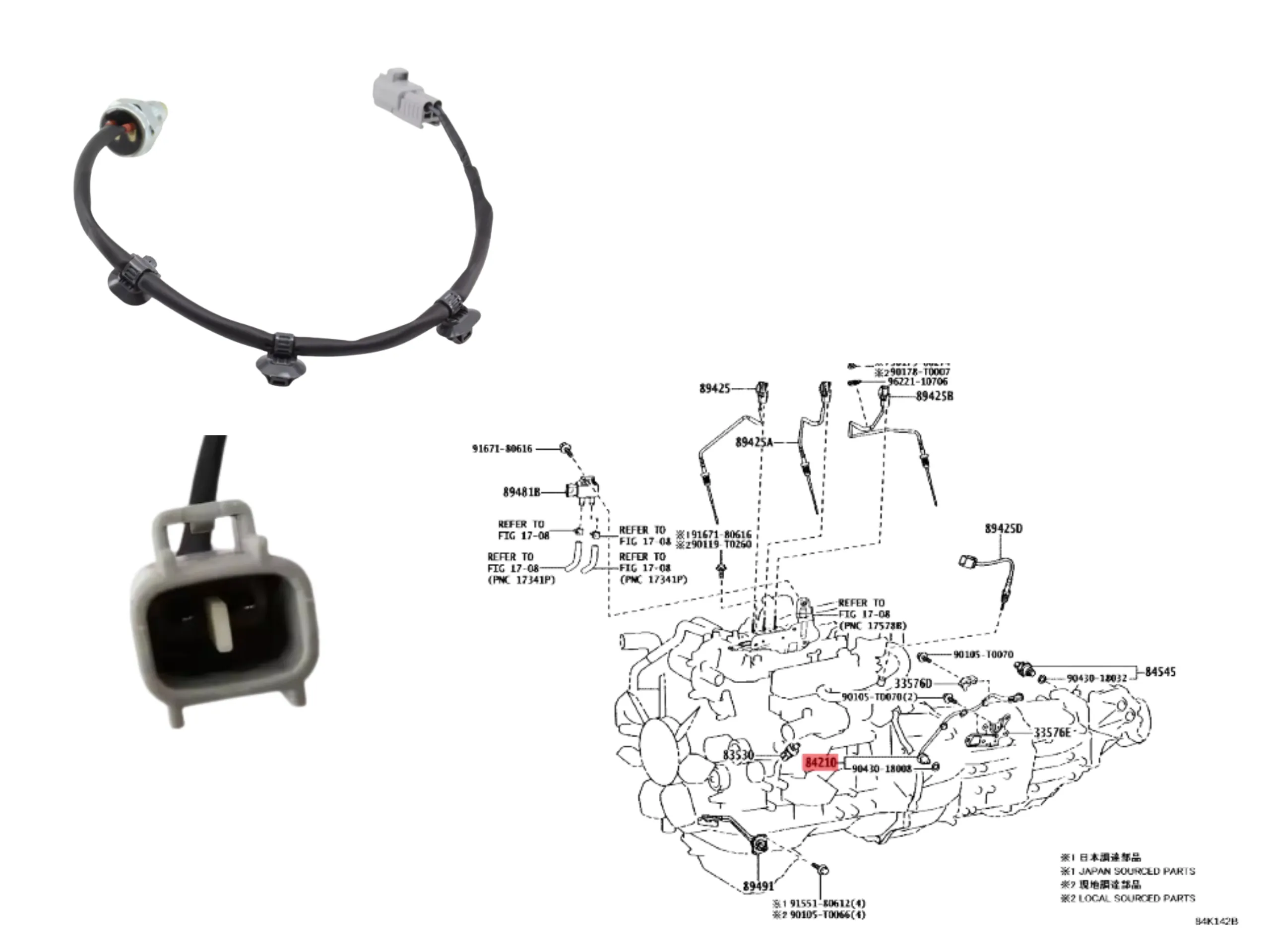 BULBO RETROCESO HILUX / SW4 2016- MANUAL