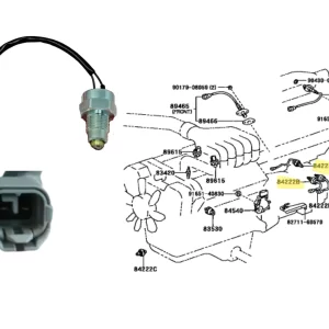 BULBO 4X4 TRANSF.HILUX 4X4 92/2004 MOD.2 / HILUX 2005-15 *CABLE NEGRO*