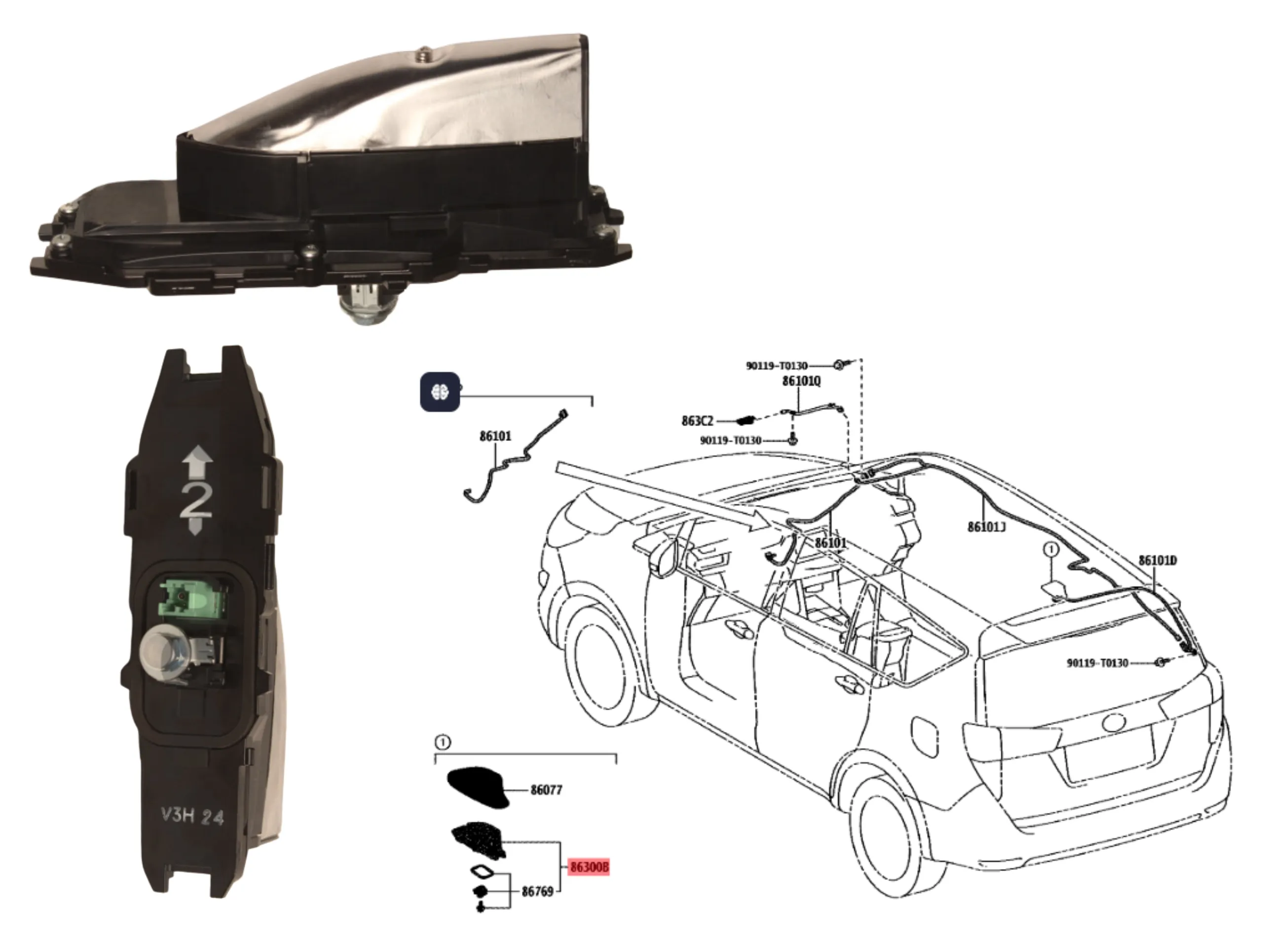 BASE ANTENA SW4 2016-