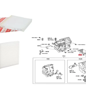 FILTRO HABITACULO HILUX 2016- / RAV 2013- / YARIS 2018- ORIG