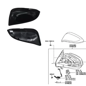 CARCAZA ESPEJO SW4 2016- / COROLLA CROSS 2021- LH