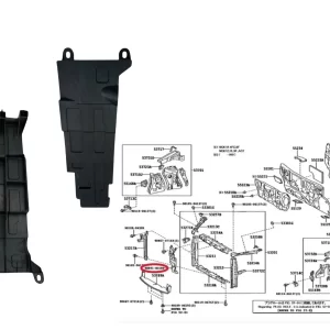 ALETA DEFLECTOR RADIADOR ETIOS *SOLO VA LADO RH*