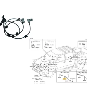 CABLE ABS TRASERO.HILUX 2005-