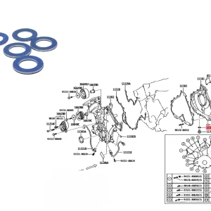 ARANDELA TAPON CARTER HILUX/COROLLA/ETIOS/SW4/CORONA/RAV