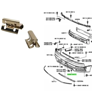 CLIP PARAGOLPE DELANTERO SW4