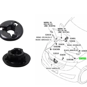 ARO RETEN VARILLA CAPOT PLASTICO *VER CON MUESTRA*
