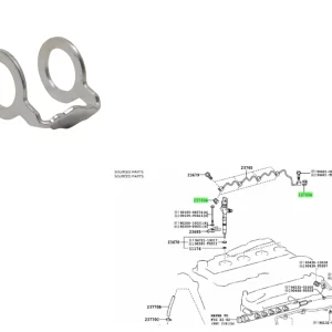 ARANDELA A DOBLE INYECTORES HILUX 2005- / SW4 2005- * CAÑO RETORNO * LLEVA 5