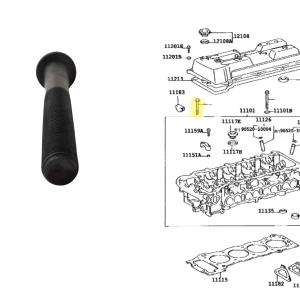 BULON TAPA CILINDRO COROLLA / RAV DIESEL 1CDFTV CORTO * 10 *