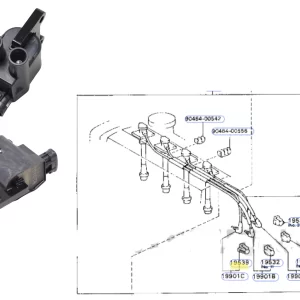 BOBINA IGNICION CORONA / RAV ST191 * MOD.C 2 BOBINAS* 2 Y 3