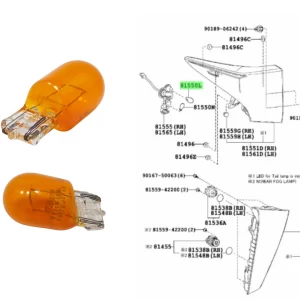 LAMPARA MUELA GRANDE 1 POLO NARANJA