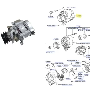 ALTERNADOR HILUX 02/04 3.0 S/TURBO 5L C/DEPRESOR I