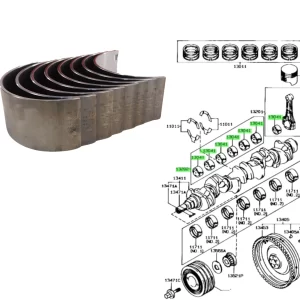 COJINETE BIELA HILUX 92/2004 3L 5L 2.8 3.0 S/TURBO 0.25