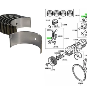 COJINETE BIELA CORONA 2CT STD JAPON