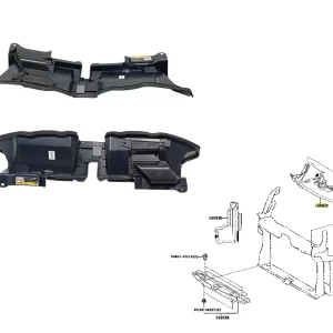 COBERTOR SUPERIOR GRILLA RADIADOR COROLLA CROSS 2021-