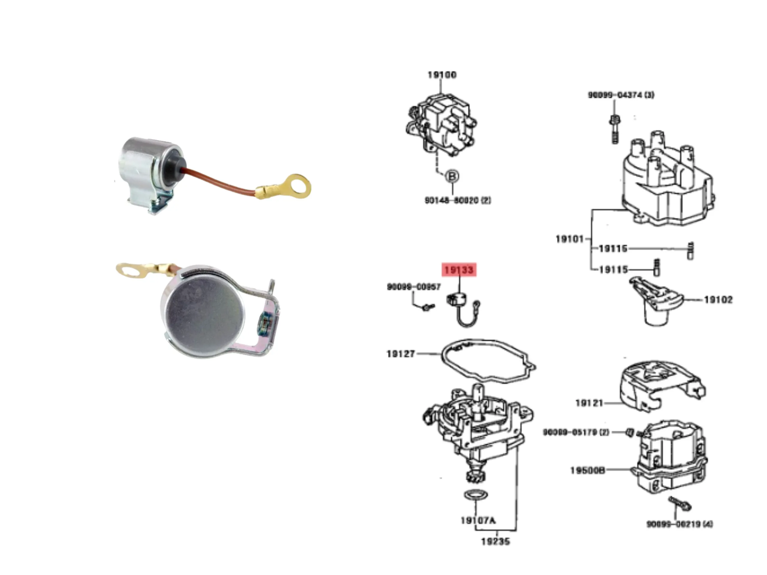 CONDENSADOR HILUX NAFTA 3RZ / CORONA 92-94 ST191 3SFE