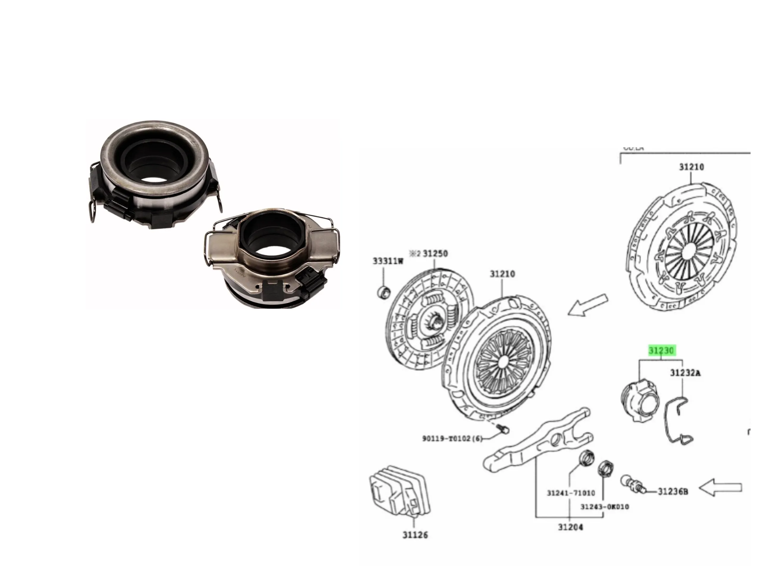 CRAPODINA HILUX 2005- TODAS ORIG = SW4