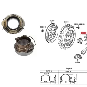 CRAPODINA HILUX 2.7 NAFTA 02/04 ORIG
