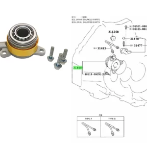 CRAPODINA ETIOS 2017- / YARIS 2018- / COROLLA 2017-19 *HIDRAULICA* TOYAKO