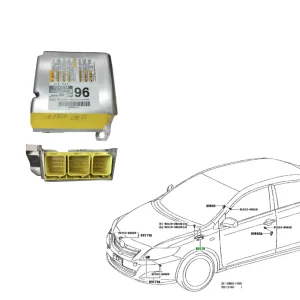 COMPUTADORA AIRBAG COROLLA CROSS 2020- *VER C/ CHASIS* ORIG