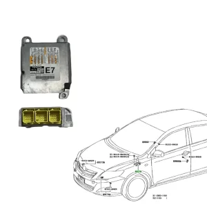 COMPUTADORA AIRBAG COROLLA CROSS 2020- *VER C/ CHASIS* ORIG