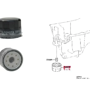 FILTRO ACEITE ETIOS 2013-2016 / YARIS 2016-18 2NFR