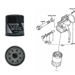 FILTRO ACEITE COROLLA 92-11 Y 2020- / ETIOS 2016-21 / CORONA Y RAV 3SF / RAV 2018-   NAFTA