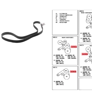 CORREA ALTERNADOR COROLLA 2011- / RAV 4 2013- 2ZBR