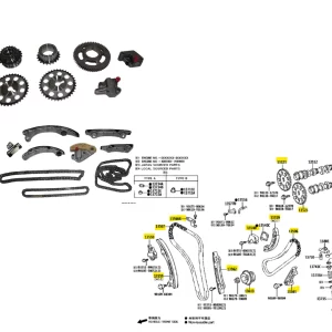 KIT DISTRIBUCION HILUX 2016- / SW4 2016- 1GD 2GD *COMPLETO* IMP