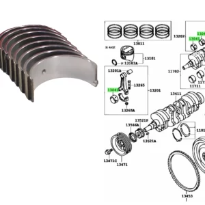 COJINETE BIELA SW4 / HILUX 3.0 TURBO 02-04 / HILUX 2005