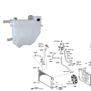 DEPOSITO RADIADOR COROLLA CROSS 2021- ORIG