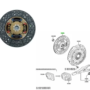 DISCO EMBRAGUE HILUX 2016- / SW4 2016- *AISIN*