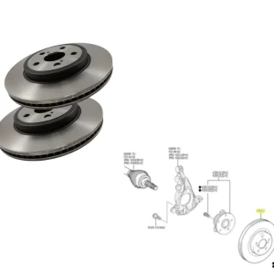 DISCO FRENO DELANTERO  COROLLA 2020- ORIG