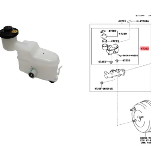 DEPOSITO LIQUIDO FRENO HILUX 2005- TODAS