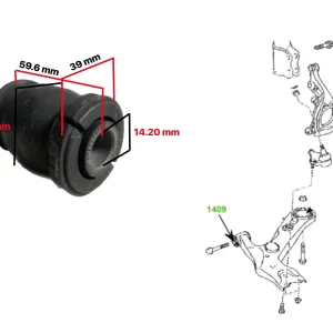 BUJE PARRILLA DEL RAV 2001-05 *CHICO* TOYAKO