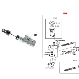 BOMBA EMBRAGUE COROLLA 02/08 TODOS JAPON