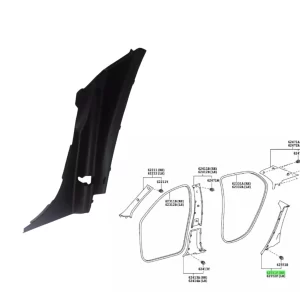 TAPIZADO PARANTE TRASERO RH ETIOS 4 PUERTAS