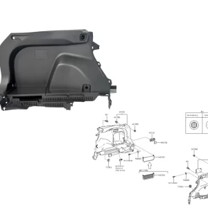 TAPIZADO INTERIOR BAUL RAV 2019- LH