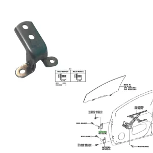 BISAGRA PUERTA DELANTERA COROLLA CROSS SUPERIOR RH