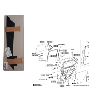 CALCO MARCO PUERTA TRASERA LH SW4 2016-