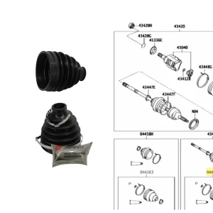 FUELLE HOMOCINETICA  COROLLA 02/2016 TODOS LADO RUEDA NAC.