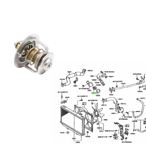 TERMOSTATO HILUX 92/2004 SIN TURBO 3L / 5L JAPON