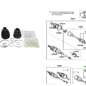 FUELLE HOMOCINETICA COROLLA 02/08 IZQ/DER DIESEL