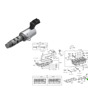 VALVULA CONTROL ACEITE COROLLA NAFTA2002- 1ZZ - 3ZZ ORIG